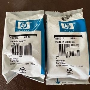 2 HP 65 Tri Color 2 unopened new
